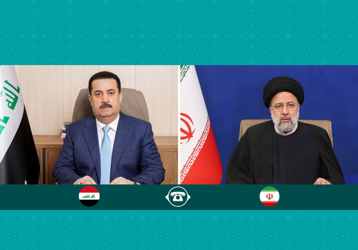 رئيسي يؤكد في اتصال هاتفي مع السوداني على ضرورة تعزيز التعاون بين طهران وبغداد 