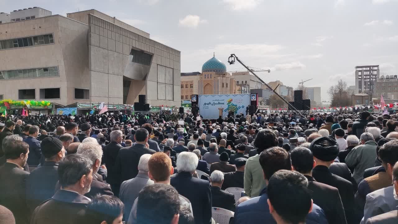 اجتماع «منتظران ظهور» در جوار حرم رضوی