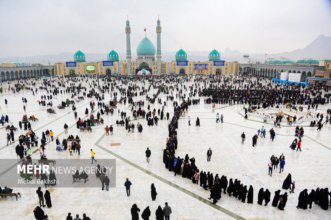 گردهمایی ۶۰۰ نفری فعالان مردمی جشن های نیمه شعبان در مسجد جمکران