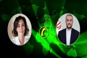 مباحثات بين وزير الخارجية الإيرانية ونظيرته البلجيكية حول العلاقات بين البلدين 