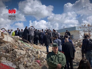 VIDEO: FM Amir-Abdollahian visits quake-hit Latakia in Syria