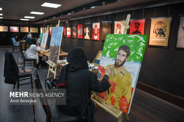 کارگاه نقاشی «روایت یاران» در شیراز