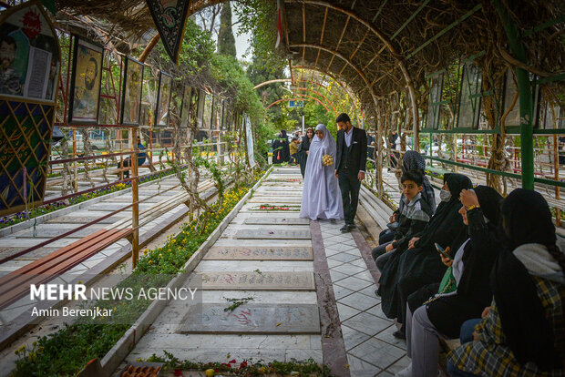 شہداء کے کنارے آسمانی بندھن
