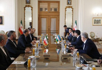القائم بأعمال وزير خارجية أوزبكستان یلتقي مع أمير عبد اللهيان