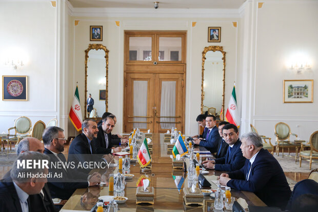 Top Iran, Uzbek diplomats stress expanding bilateral ties