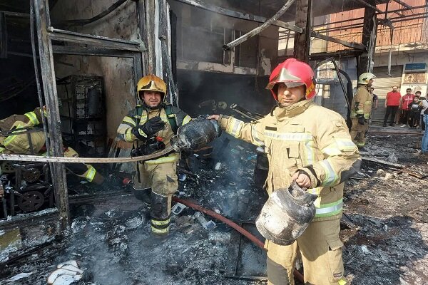انفجار در خیابان مدنی تهران