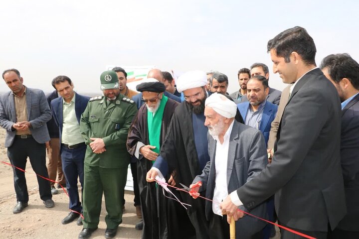افتتاح پروژه بزرگ آبخیزداری روستای «کسرینه» شهرستان کاشمر 