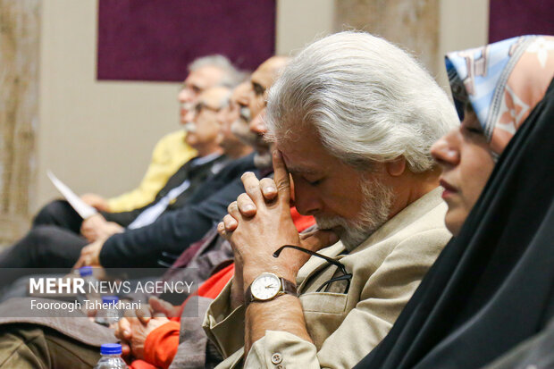 منوچهر شاهسواری، مدیر عامل سابق خانه سینما در مراسم تودیع و معارفه درخانه سینماحضور دارد