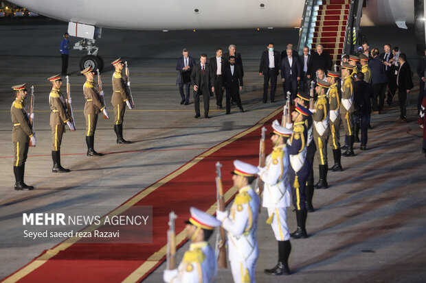 مراسم استقبال  رسمی از رئیس جمهور بلاروس