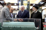 Lukashenko visits Iran's knowledge-based achievements fair