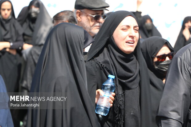 Funeral for security forces recently martyred in southeast
