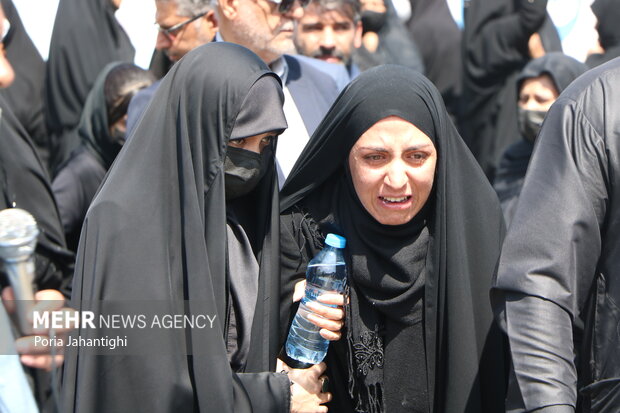 Funeral for security forces recently martyred in southeast
