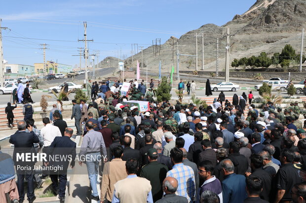 Funeral for security forces recently martyred in southeast
