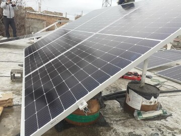 ۲۰ نیروگاه خورشیدی خانگی در شاهرود راه اندازی شد