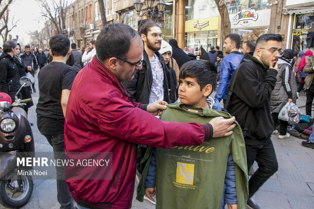 ایران میں نوروز، تبریز کے بازاروں میں رونقیں
