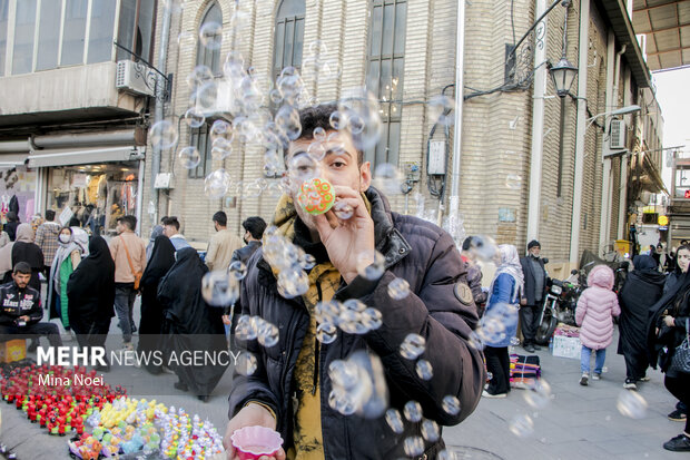 ایران میں نوروز، تبریز کے بازاروں میں رونقیں
