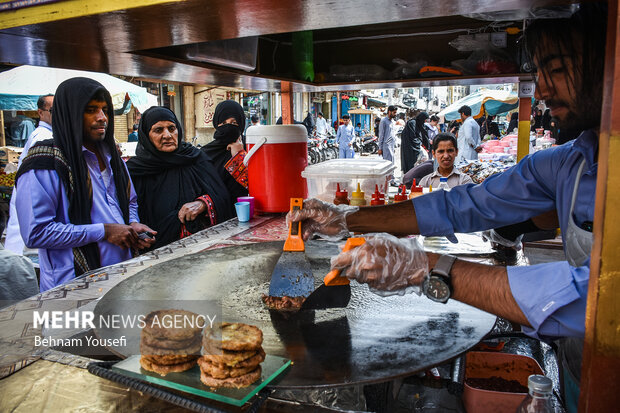 بازار شب عید بلوکان چابهار