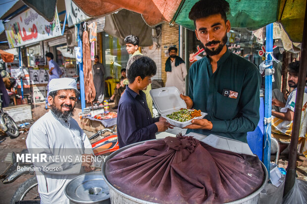 بازار شب عید بلوکان چابهار