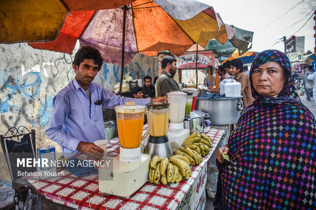 بازار شب عید بلوکان چابهار