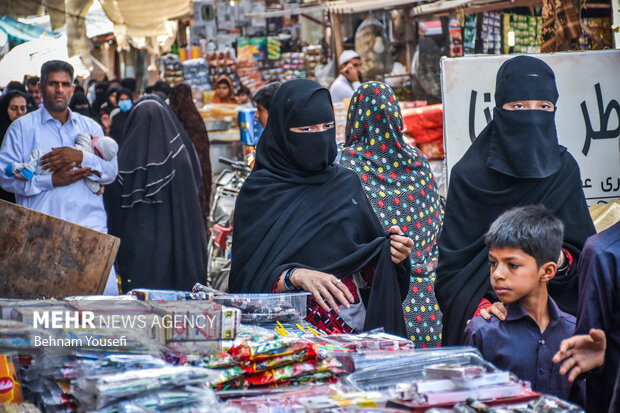 بازار شب عید بلوکان چابهار