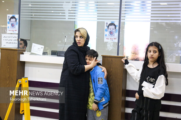 مصدومان حوادث چهارشنبه آخر سال