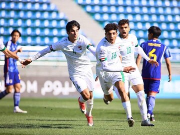 تیم فوتبال جوانان عراق با شکست ژاپن فینالیست شد