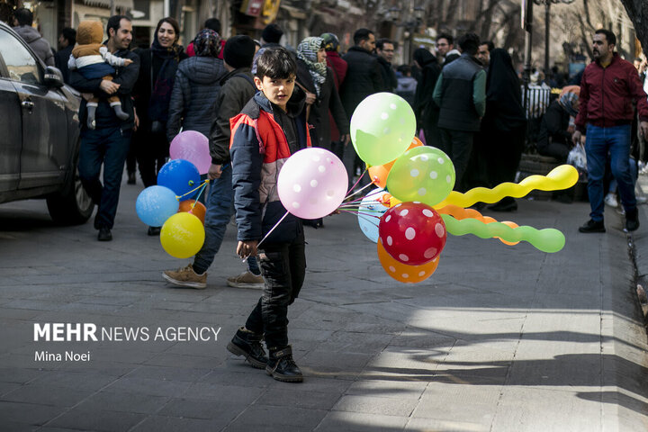 نرم نرمک میرسد اینک بهار/ حال و هوای نوروزی بازار تبریز