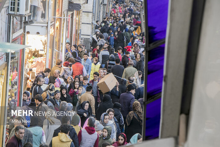 نرم نرمک میرسد اینک بهار/ حال و هوای نوروزی بازار تبریز