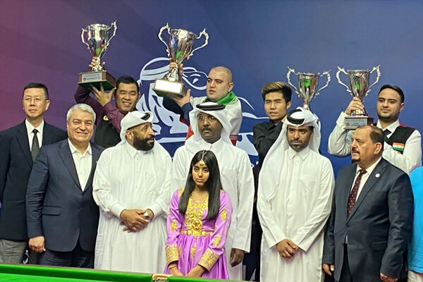 سومین قهرمانی امیر سرخوش در اسنوکر آسیا