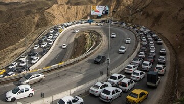 ترافیک سنگین در محور هراز و آزادراه قزوین_رشت