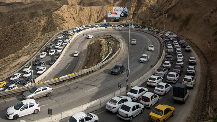 تردد روان در محور فیروزکوه و آزادراه تهران - شمال