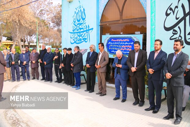 مراسم تشییع شاعر کرمانشاهی استاد «محمد جواد محبت»