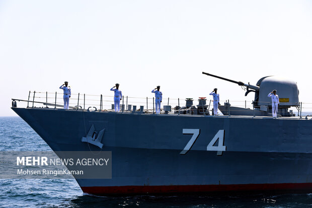انتهاء مناورات الحزام البحري المشترکة بین إیران والصین وروسیا
