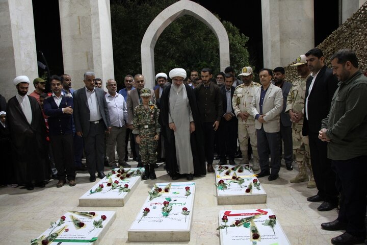 یادمان شهدای خوشنام پارک شغاب بوشهر افتتاح شد