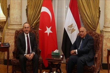 گفتگوی وزرای خارجه ترکیه و مصر