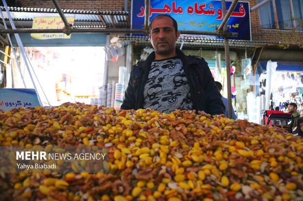 Kirmanşah çarşısında Nevruz heyecanı