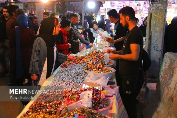 Kirmanşah çarşısında Nevruz heyecanı