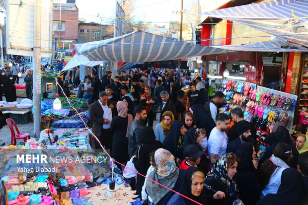 تب و تاب بازار نوروزی کرمانشاه