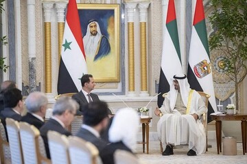 الرئيس الإماراتي يؤكد على أهمية عودة سورية لمحيطها العربي