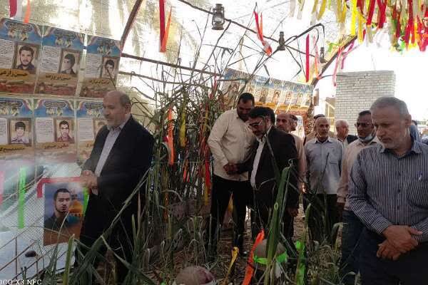 نمایشگاه جهاد و حماسه در برازجان افتتاح شد