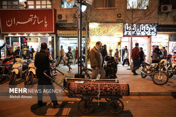 کوچه و بازار زنجان در آستانه نوروز