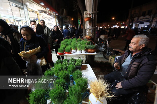 کوچه و بازار زنجان در آستانه نوروز