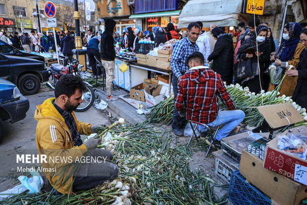 کوچه و بازار زنجان در آستانه نوروز