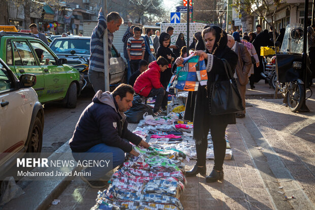 حال و هوای بازار قزوین در آستانه نوروز 
