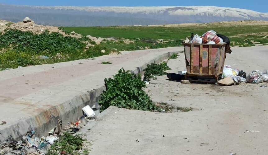 فضای شهری محل دپوی زباله/ دهدشت با وعده ها به استقبال نوروز رفت