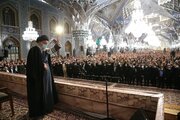 سخنرانی نوروزی رهبر معظم انقلاب در حرم مطهر رضوی
