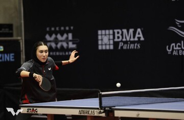 دختر پینگ‌پنگ‌باز ایران به جمع هشت بازیکن برتر راه یافت