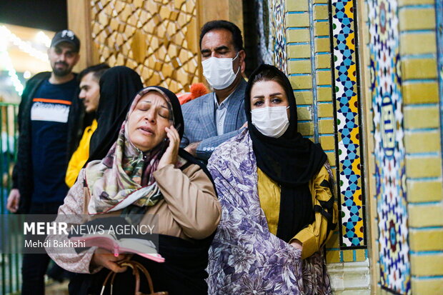 حال و هوای حرم کریمه اهلبیت در شام میلاد کریم اهل بیت(ع)