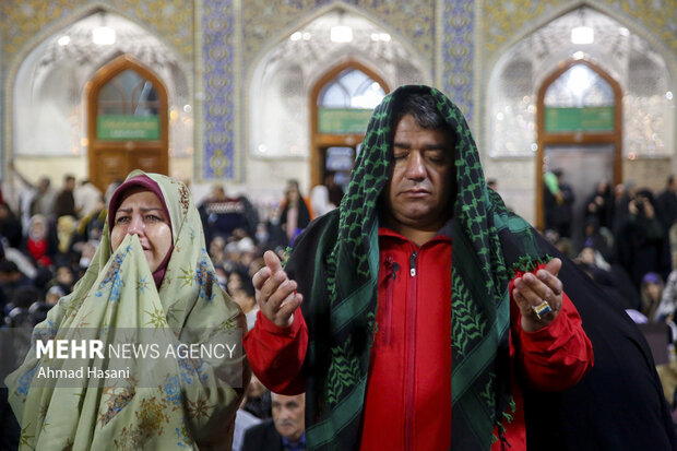 New year celebration in Imam Reza (as) holy shrine
