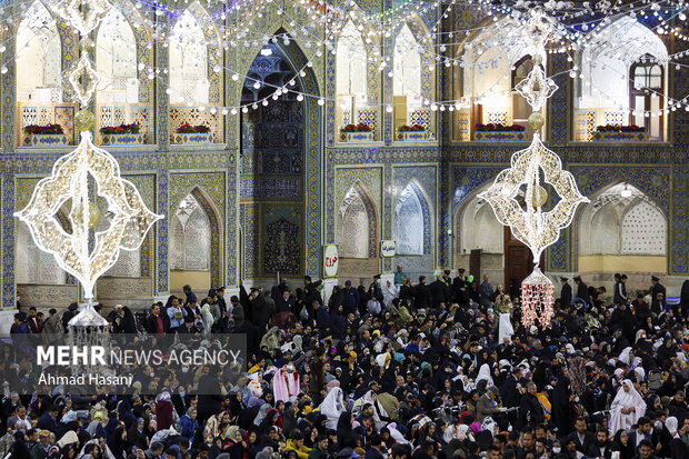 New year celebration in Imam Reza (as) holy shrine
